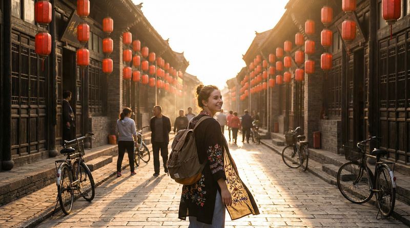 国产大片平遥古城旅游视频